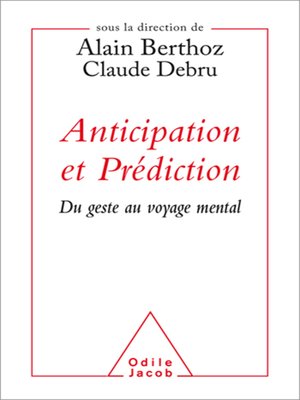 cover image of Anticipation et Prédiction